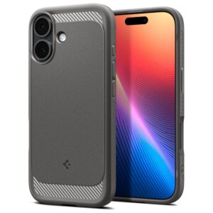 Etui Spigen Rugged Armor z MagSafe do iPhone 17, Szary