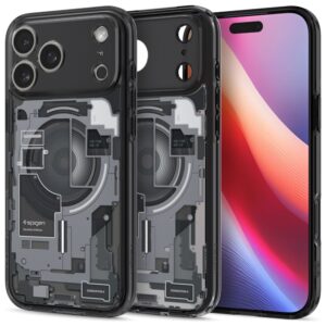 Etui Spigen Ultra Hybrid z MagSafe do iPhone 17 Pro, Zero One Czarny