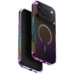 Etui UNIQ Iridescia z MagSafe do iPhone 17 Pro, Midnight Quartz