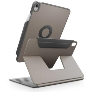 Etui UNIQ Rovus Snapmount Magnetic 360 Rotating Detachable do iPad 11" A16 (2025) / iPad 10.9" 10 gen. (2022), Szare