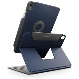 Etui UNIQ Rovus Snapmount Magnetic 360 Rotating Detachable do iPad Air 11" (M2/M3) / iPad Air 10.9" (2022/2020), Granatowe