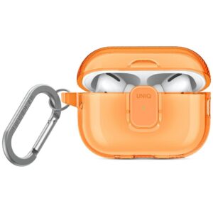 Etui UNIQ Glase Pro Lock Case do AirPods Pro 2, Pomarańczowe