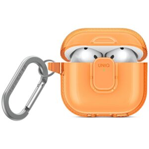 Etui UNIQ Glase Pro Lock Case do AirPods 4, Pomarańczowe