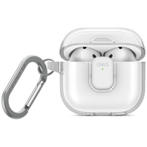 Etui UNIQ Glase Pro Lock Case do AirPods 4, Przezroczyste