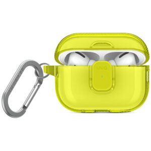 Etui UNIQ Glase Pro Lock Case do AirPods Pro 2, Żółte