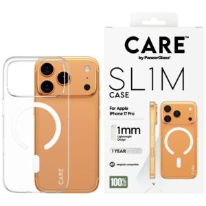 Etui CARE by PanzerGlass SL1M z MagSafe do iPhone 17 Pro, Przezroczyste