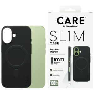 Etui CARE by PanzerGlass SL1M z MagSafe do iPhone 17, Czarne