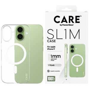 Etui CARE by PanzerGlass SL1M z MagSafe do iPhone 17, Przezroczyste