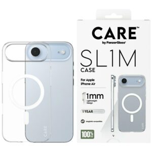 Etui CARE by PanzerGlass SL1M z MagSafe do iPhone Air, Przezroczyste