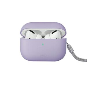 Etui UNIQ Lino do AirPods Pro 2, Silikonowe, Liliowe