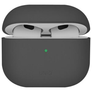 Etui UNIQ Lino do AirPods 4, Silikonowe, Szare