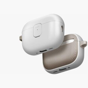 Etui UNIQ Clyde do AirPods Pro 3, Szaro-khaki